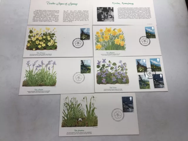 Kristin Rosenberg, Tender Signs of Spring, First Day Cover, 1979 Fleetwood