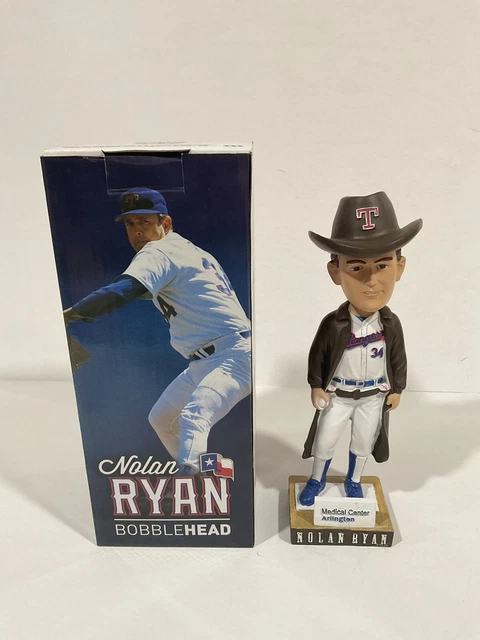 2013 Nolan Ryan Texas Rangers Duster Cowboy Bobblehead SGA New, Never Displayed!