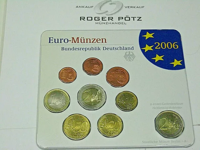 5,88 Euro Holstentor KMS 2006 Prägestätte A ( D ) Berlin st FEHLVERPACKUNG 2