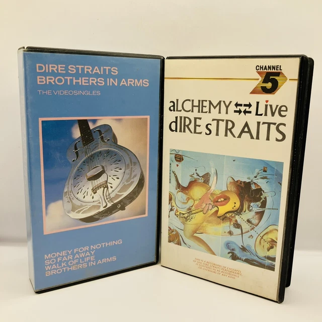 DIRE STRAITS - ALCHEMY LIVE VHS 1986 & Dire Straits Brothers in Arms Video Film