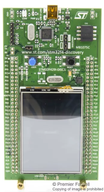 Dev Board STM32F429ZI Avancé Ligne Mcu - STM32F429I-DISC1