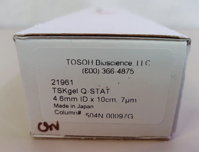 TOSOH TSKgel Q-STAT HPLC Column 4.6mm ID x 10cm, 7µm 21961