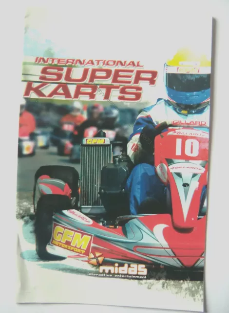 76873 Instruction Booklet - International Super Karts - Sony PS2 Playstation 2 (