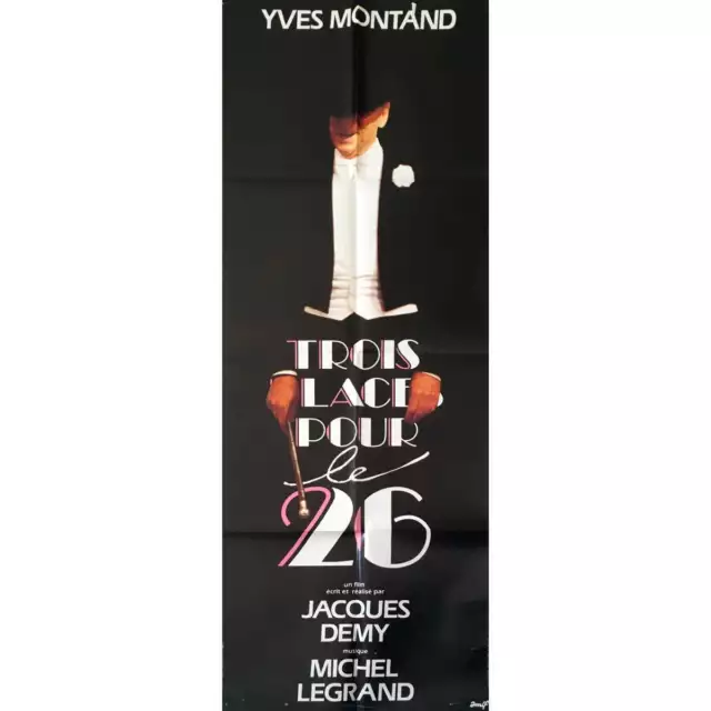 3 PLACES POUR LE 26 Affiche de film Style A - 60x160 cm. - 1988 - Yves Montand,