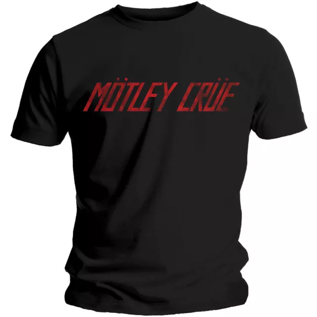 Motley Crue Unisex T-Shirt: Distressed Logo