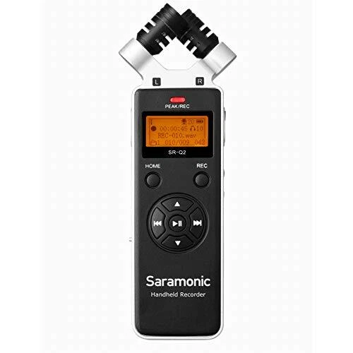 Handheld Recorder w/Stereo X/Y Cond. Mics, 8GB Card, Furry & Foam Windscreen,