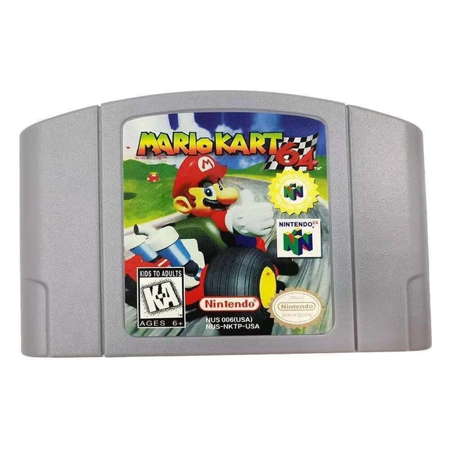 MARIO KART 64 Video Game Cartridge Console Card For Nintendo N64 US