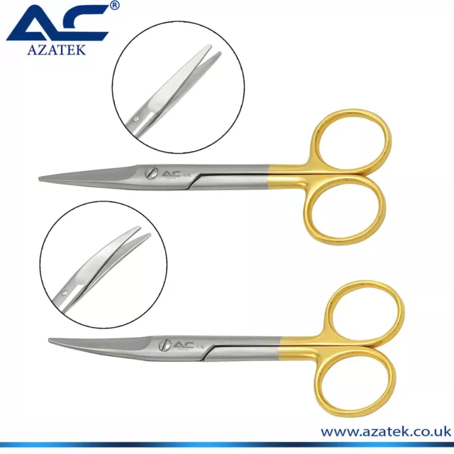 Azatek Mayo Scissors Surgical Operating Medical Dressing Nursing Curved 14cm