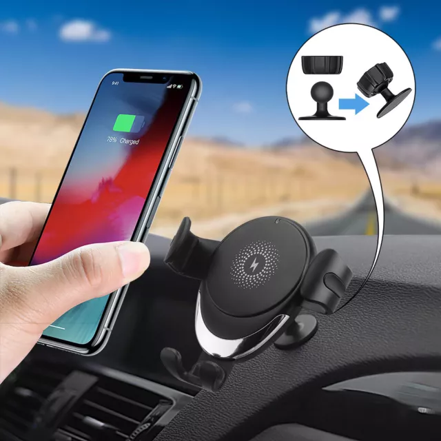 30W Magnetic Wireless Car Charger Cell Phone Mount Mount For Apple iPhone 13
