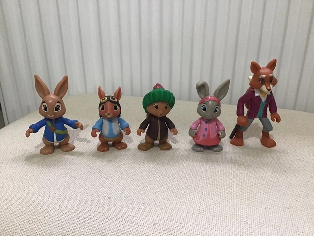 PETER RABBIT TOY Figures. Poseable CBeebies Action Figures. Cake ...