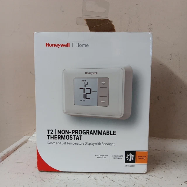 HONEYWELL HOME RTH5160D1003 Simple Display NonProgrammable Thermostat