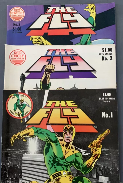 The Fly #1 #2 & #3 (Red Circle Comics Group, 1983)