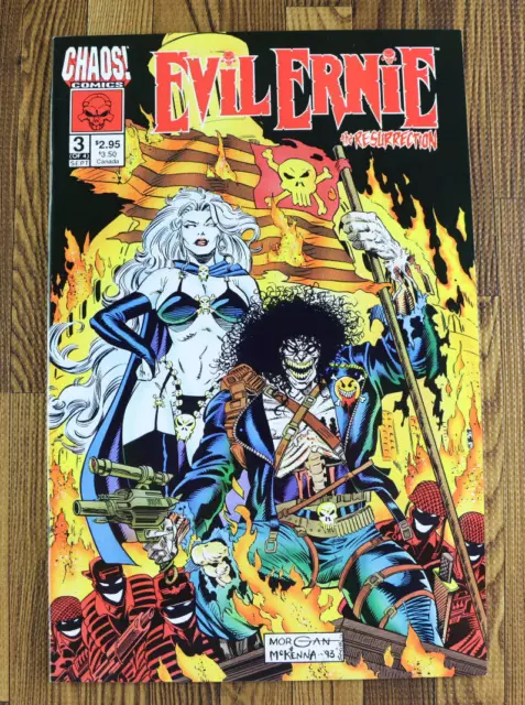 1993 Chaos Comics Evil Ernie The Resurrection #3 VF/VF+