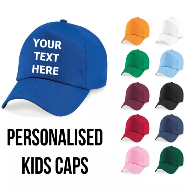 Cappello da baseball personalizzato bambini ricamato su misura cappello stampato unisex cappello bambini
