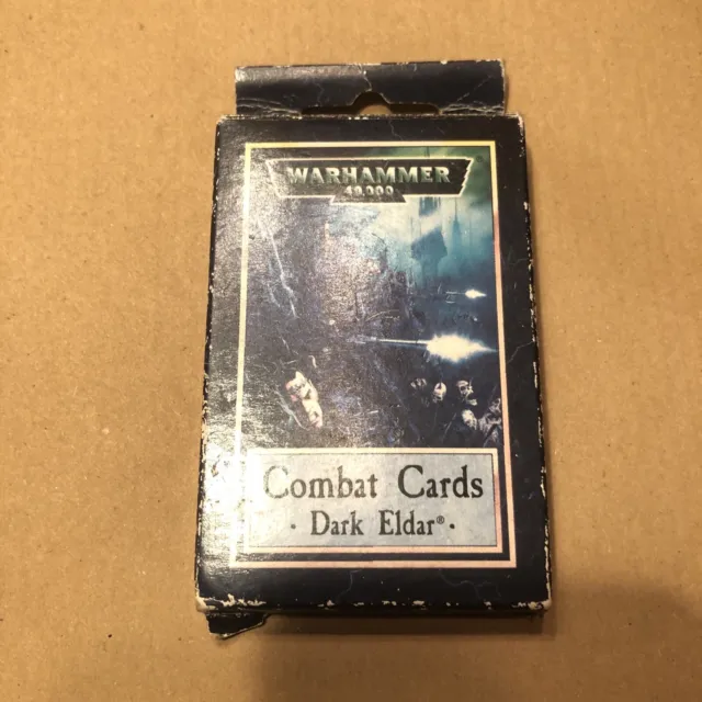 Dark Eldar Classic Combat Cards Rare Warhammer 40k Games Workshop Card Game
