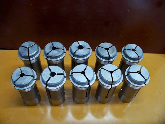 KEB  Maswerks MC37 Emergency  Swiss Star CNC Collet 10 pc lot Inv#1834