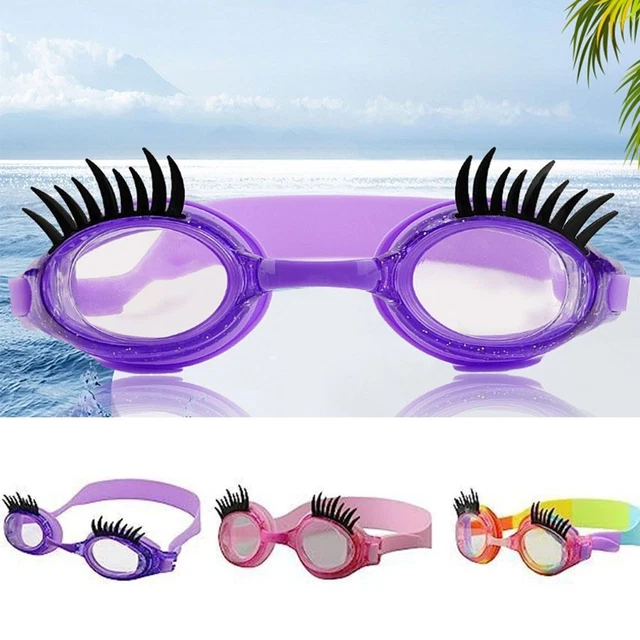 SILICONE CHILDREN EYELASH Swimming Goggles PC Eyelash Goggles 21.63