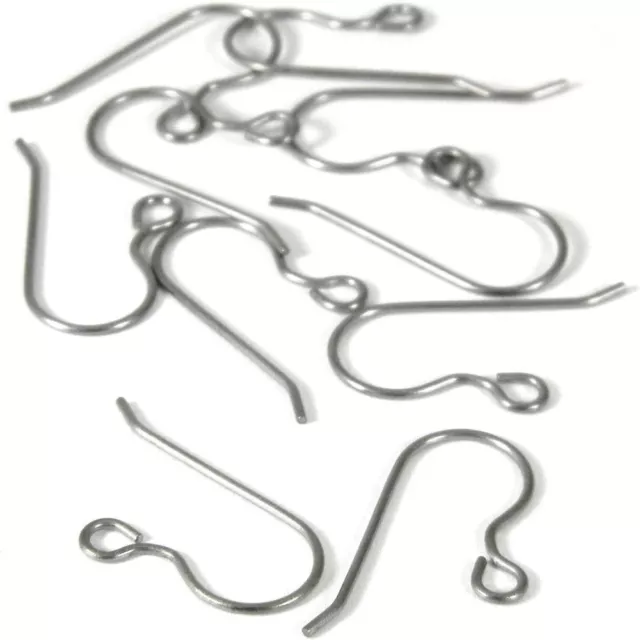 20Pcs Silver Earing Hooks V-Shaped Earring Hooks Kit  for Crafts