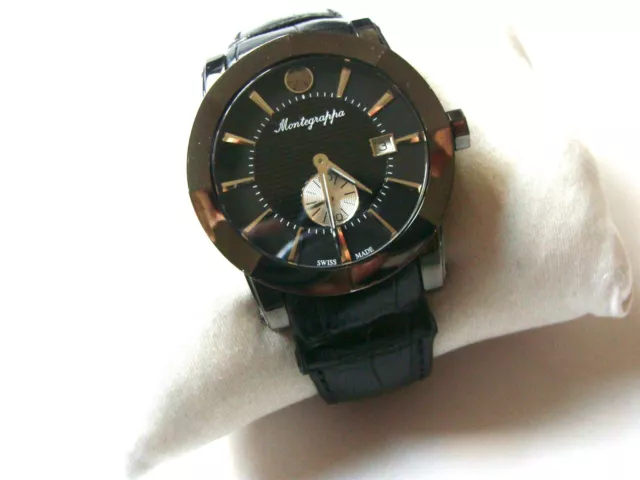 Pre-owned: Montegrappa Gents Nerouno Watch. Black.