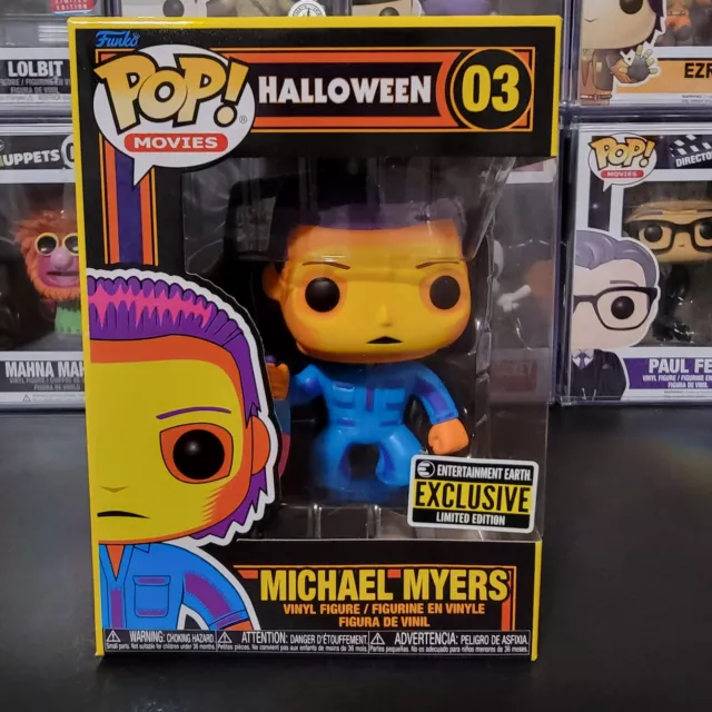 Funko Pop Movies Halloween Black Light Michael Myers #03 Entertainment Earth