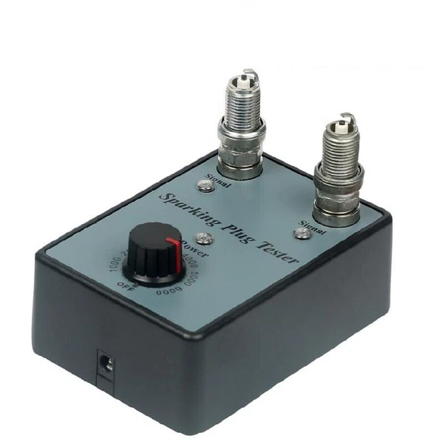 Dual Hole Spark Plug Tester DC Ignition Automotive Analyzer Diagnostic Detector