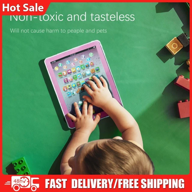 Learning Machine Tablet English Educational Toy for Toddlers Kids (Pink)