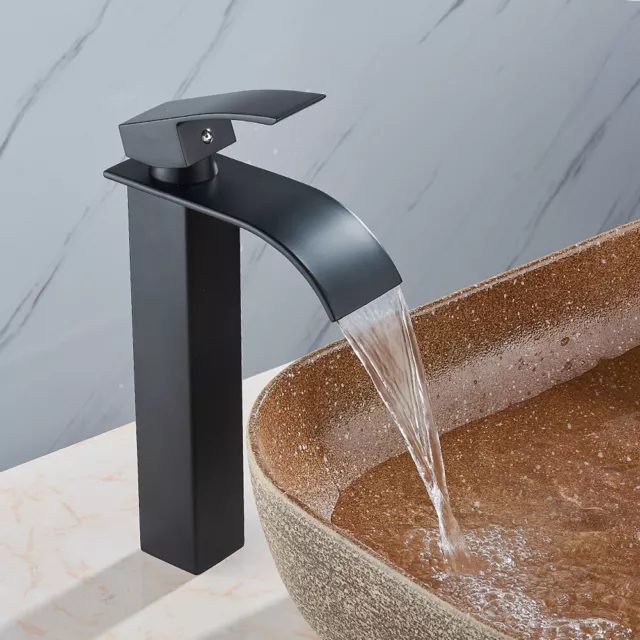 Bathroom High Basin Faucet for Surface Basin Mixer Faucet Waterfall Faucet Tap!