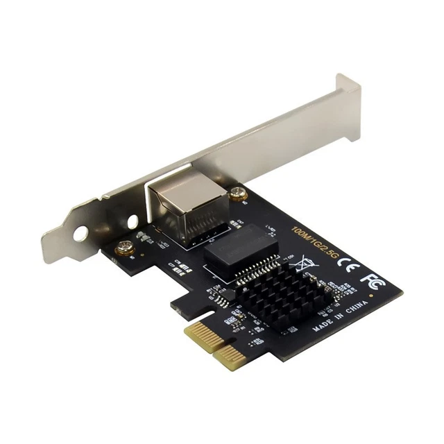 RJ45 PCIE X1 2.5Gbps/5.0Gbps Single-Port Ethernet Network Interface ...