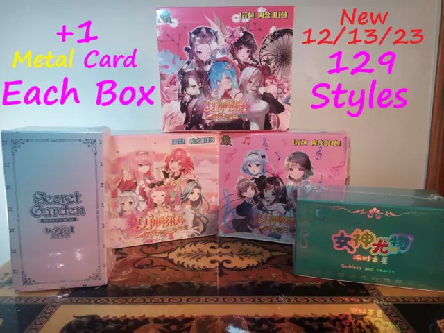 Goddess Story Secret Garden Goddess & Beauty NS Anime Waifu Doujin Cards TCG Box