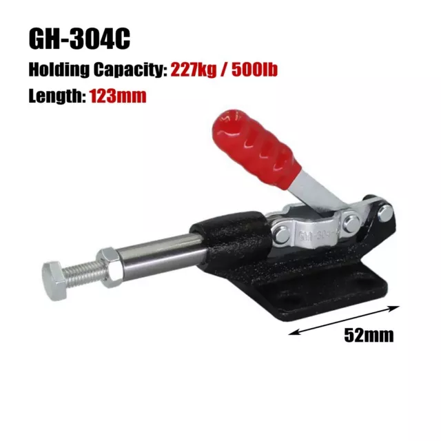 Pince à bascule Quick Release Push Pull GH 305E GH 304C 304C 305E 227 kg 680 kg