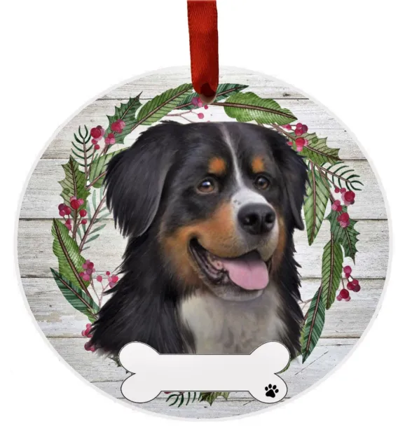 E&S Imports Bernese Mountain Ornament - Pets DIY Personalizable Dog Gifts