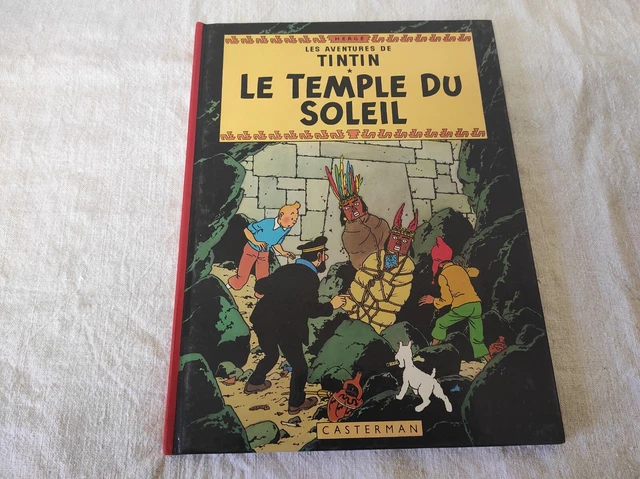 BD LES AVENTURES de Tintin 1984 Le temple du soleil Hergé éd Casterman