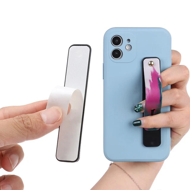 en silicone Porte - anneaux Support de sangle Poignée de téléphone Rainbow