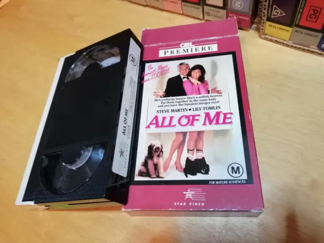 ALL OF ME 1984 - CEL/Star Video Retro BETAMAX CARTON 1st Issue - COMEDY ROMANCE