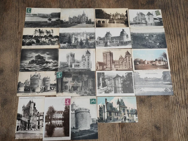 Lot Of 20 Cpa Castles Mansions Cp21
