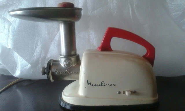 Hachoir à Viande Portable Ancien Maid Of Honor (Sears) #4720 – Avec 3 Disques, Neuf, Acier Inoxydable