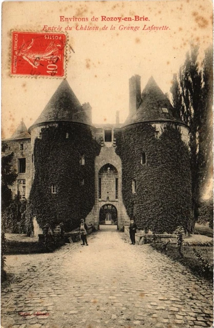 CPA Rosoy en Brie Entree du Chateau de la Grange Lafayette FRANCE (1301066)