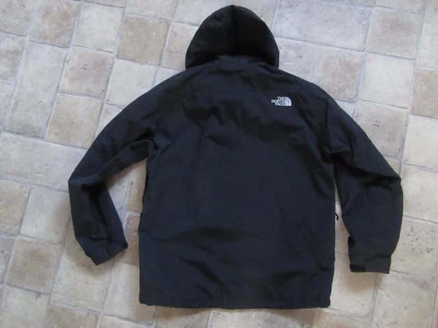 Men THE NORTH FACE HyVent Sz L Black Lightweight Hooded Zip Jacket Mesh Lining 3