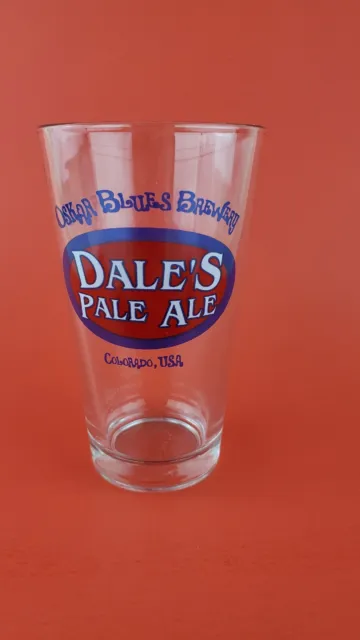 Oskar Blues Brewery Dale's Pale Ale Beer Pint Glass, Colorado, USA