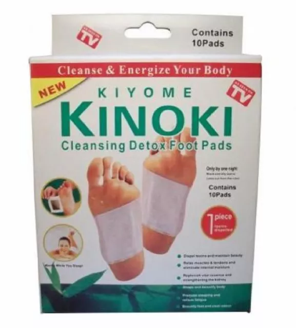 Cure 3 boîtes Kiyome Kinoki - Patch detox plantaire - Foot patch anti toxine