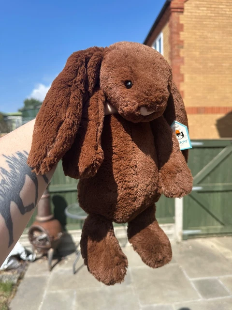 jellycat-large-chocolate-bunny-bnwt-302-30-picclick-uk