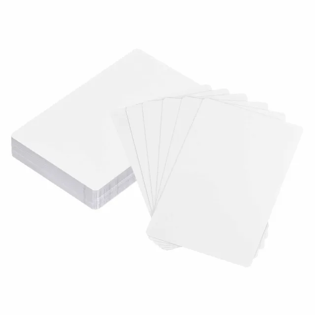 10pcs Pack 304 201 Stainless Steel Thick 0.4mm Metal Business Cards Blanks  Card for Customer Laser Engraving DIY Gift Cards