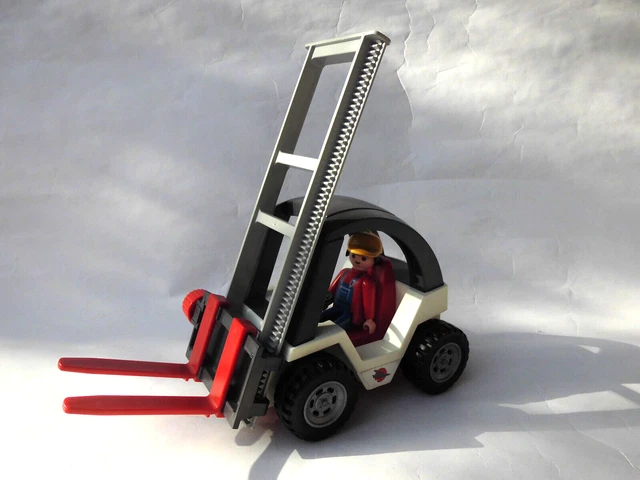 PLAYMOBIL 6959 Gabelstapler – Mit Beweglicher Ladegabel – Robustes Fahrzeug Für Kinder Ab 3 Jahren – Spielset Für Kleine Baumeister PLAYMOBIL 6959 Gabelstapler – Mit Beweglicher Ladegabel – Robustes Fahrzeug Für Kinder Ab 3 Jahren – Spielset Für Kleine Baumeister