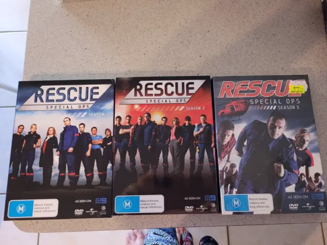 RESCUE Special Ops - Seasons 1 - 3, Region 4 DVD Season 3 SEALED