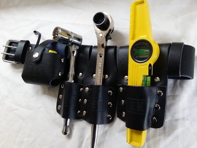 Scaffold Level Holder (Belt Fitting) - Tan Leather