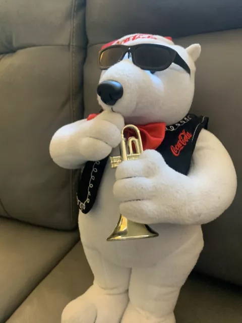 Coca Cola Christmas Animated Jazz Polar Bear Playing Jazz-Tested Works