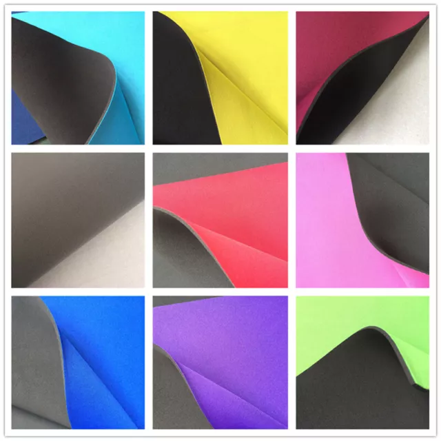 4mm-4.5mm Neoprene fabric thick bonded with 100% polyester knitted jersey  fabric 