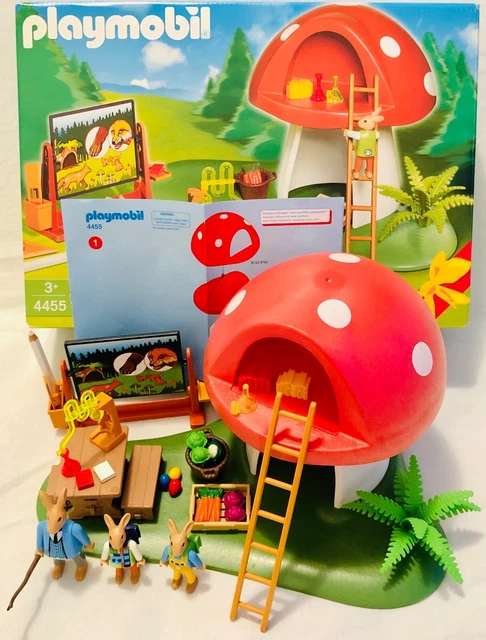 PLAYMOBIL OSTERHASEN 4455 - Osterhasenschule im Fliegenpilz - Ostern ...
