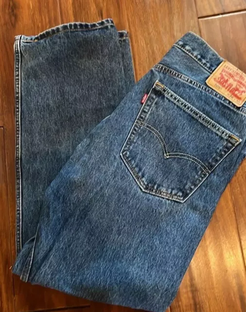 Levis Mens 505 Jeans Regular Fit Straight Leg 36 x 30 Relaxed 5 Pocket