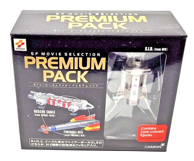KONAMI DAMAGED BOX Anderson Premium UFO SID and Space 1999 Eagle OR Fireball XL5
